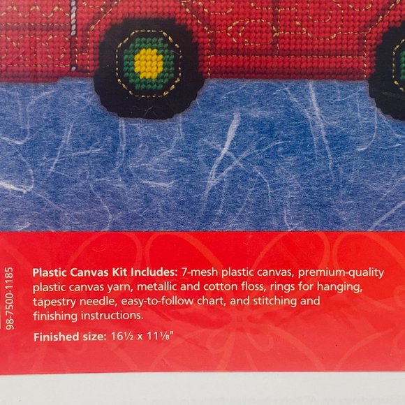 Craftways Ho Ho Ho Wall Hanging Plastic Canvas Kit - New - Picture 3 of 4